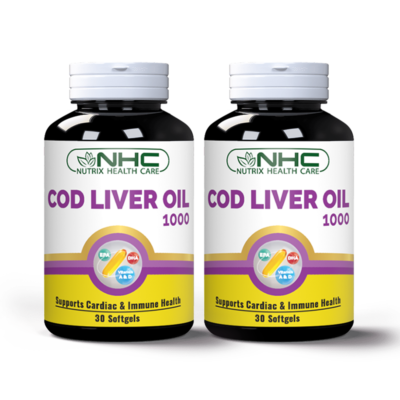 2 Cod Liver Oil cap bundle