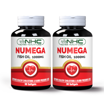 2 Numega Omega-3 Fish Oil bundle