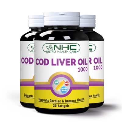 3 Cod Liver Oil cap bundle