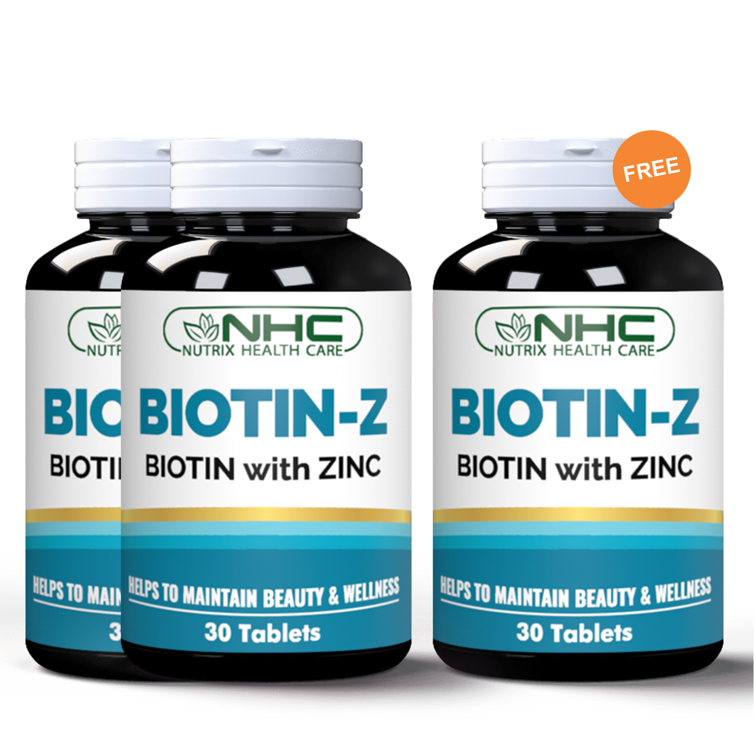 2 Biotin-Z + 1 Biotin-Z free